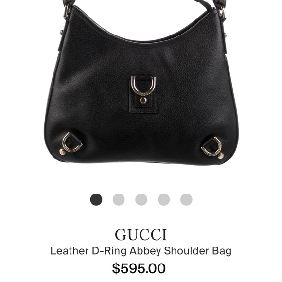 [SOLD] National Handbag Day! -  Gorgeous Authentic Gucci D Ring Abbey Bag - Picture 8 of 10